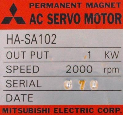 Mitsubishi HA-SA102 label image