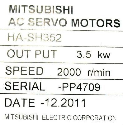 Mitsubishi HA-SH352 label image