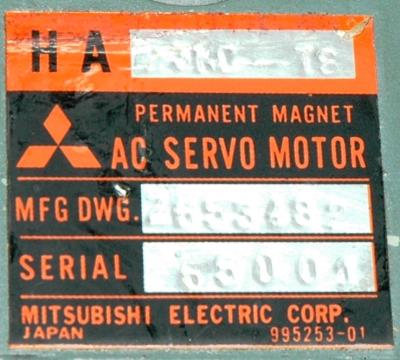 Mitsubishi HA23NC-TS label image
