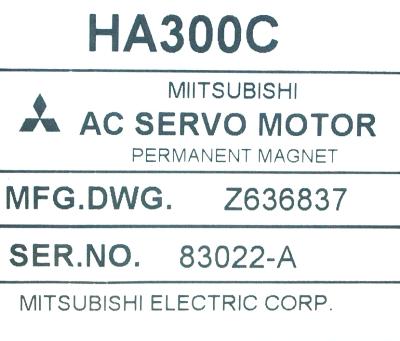 Mitsubishi HA300C label image