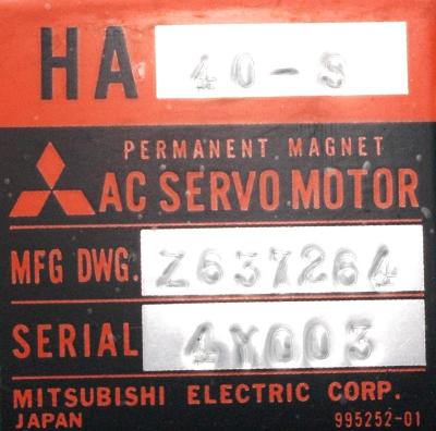 Mitsubishi HA40-S label image