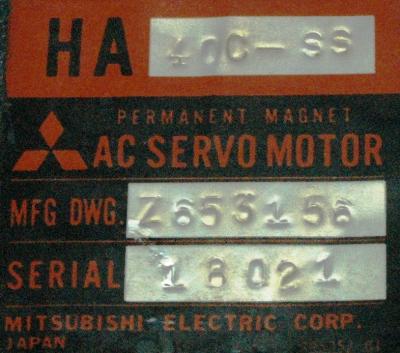Mitsubishi HA40C-SS label image