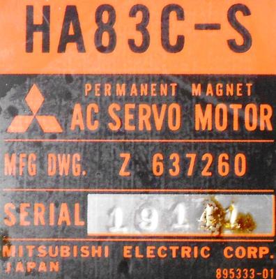 Mitsubishi HA83C-S label image