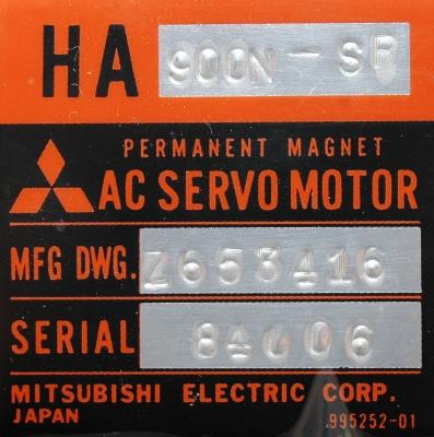 Mitsubishi HA900N-SR label image