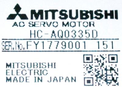 Mitsubishi HC-AQ0335D label image