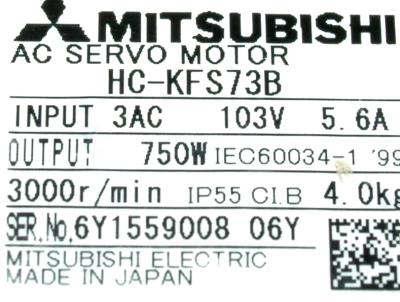 Mitsubishi HC-KFS73B label image