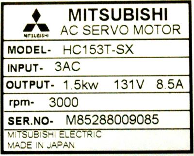 Mitsubishi HC153T-SX label image