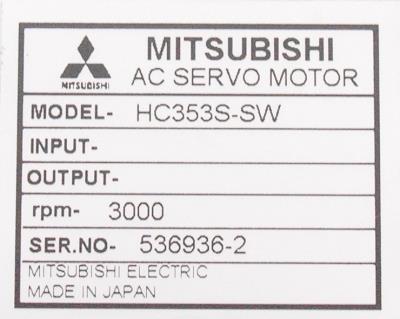 Mitsubishi HC353S-SW label image