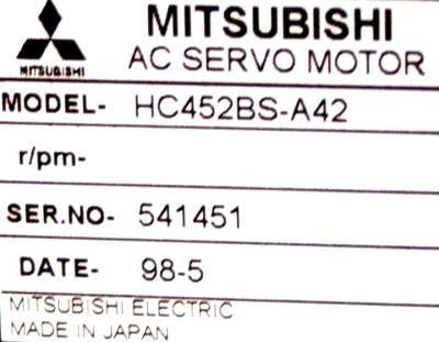 Mitsubishi HC452BS-A42 label image