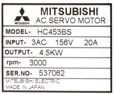 Mitsubishi HC453BS label image