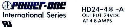 Power-One HD24-4.8-A label image