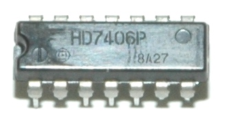 Hitachi Semiconductor HD7406P front image