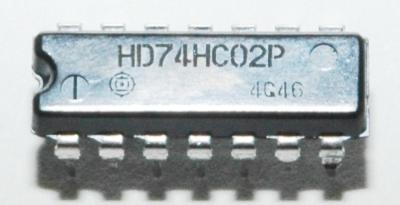 Hitachi Semiconductor HD74HC02P front image
