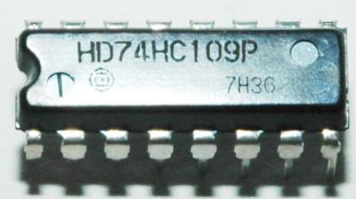 Hitachi Semiconductor HD74HC109P front image