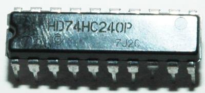 Hitachi Semiconductor HD74HC240P front image