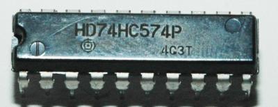Hitachi Semiconductor HD74HC574P front image