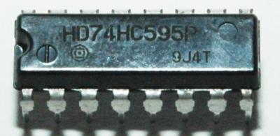 Hitachi Semiconductor HD74HC595P front image