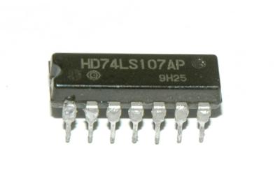 Hitachi Semiconductor HD74LS107AP front image