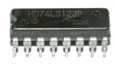 Hitachi Semiconductor HD74LS123P front image