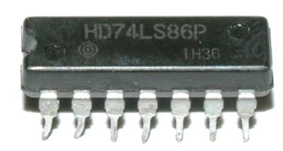 Hitachi Semiconductor HD74LS86P front image