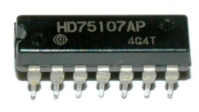 Hitachi Semiconductor HD75107AP front image