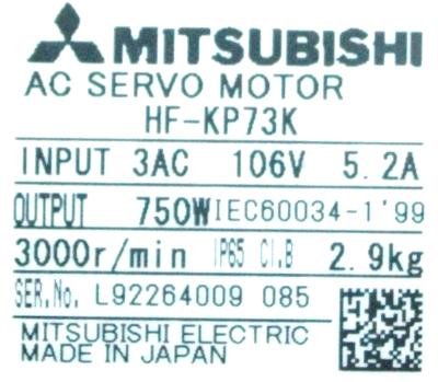 Mitsubishi HF-KP73K label image