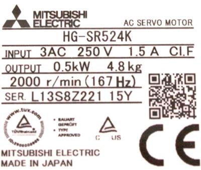 Mitsubishi HG-SR524K label image