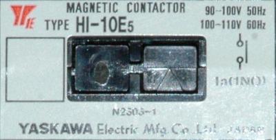 Yaskawa HI-10E5-110V label image