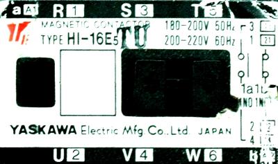 Yaskawa HI-16E5TU label image