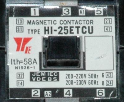 Yaskawa HI-25ETCU-220V label image