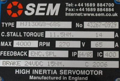 SEM HJ130G8-68S label image