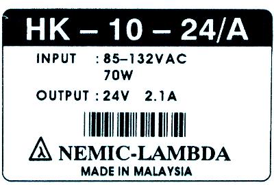 Nemic Lambda HK-10-24-A label image