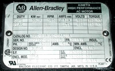 Allen-Bradley HPK-B1815C-MA42BA label image