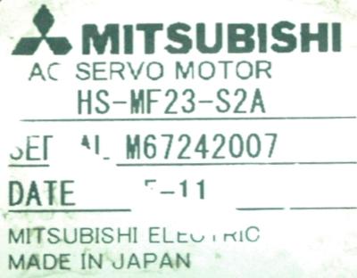 Mitsubishi HS-MF23-S2A label image
