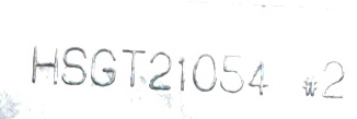 Yaskawa HSGT21054-2 label image