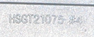 Yaskawa HSGT21075-4 label image
