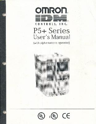 Omron IDM-P5PLUS-USERS