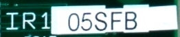 Yaskawa IR105SFB label image