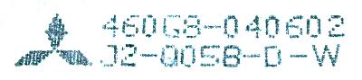 Mitsubishi J2-Q05B-D-W label image