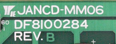 Yaskawa JANCD-MM06 label image