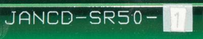 Yaskawa JANCD-SR50-1 label image