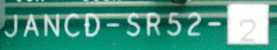 Yaskawa JANCD-SR52-2 label image