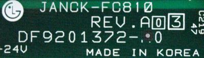 Yaskawa JANCK-FC810 label image