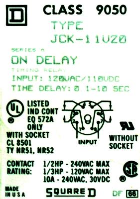 Telemecanique JCK-11V20 label image