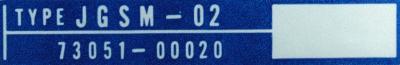 Yaskawa JGSM-02 label image