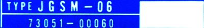 Yaskawa JGSM-06 label image