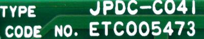 Yaskawa JPDC-C041 label image