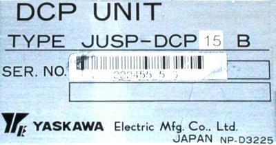 Yaskawa JUSP-DCP15B label image