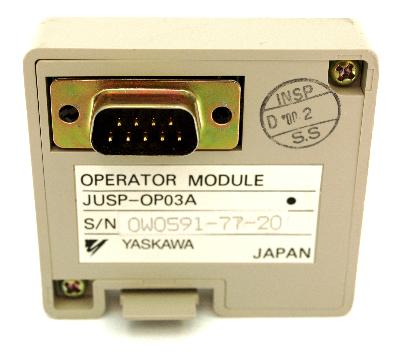 Yaskawa JUSP-OP03A label image