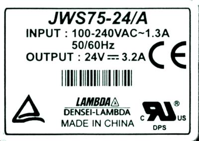 Lambda JWS75-24A label image